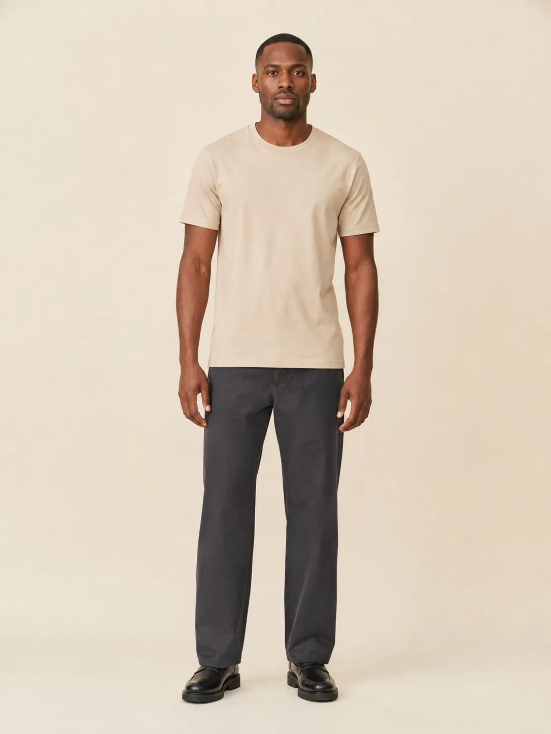 Second person photo used as the base for a generated outfit